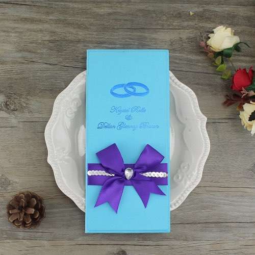 Handmade Print Custom Wedding Invitation Card